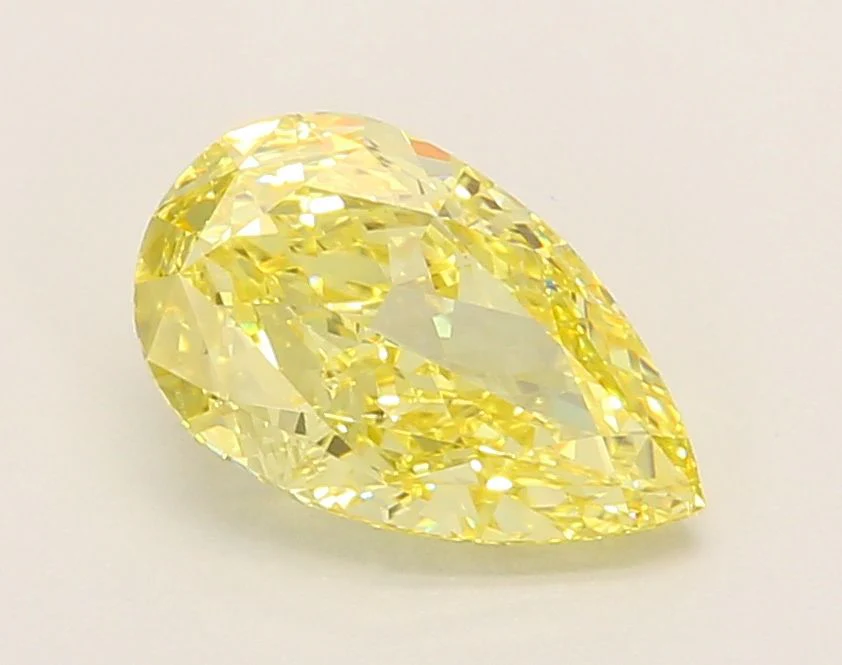 2.03 ct. Fancy Intense Yellow/VVS2 Pear Lab Grown Diamond