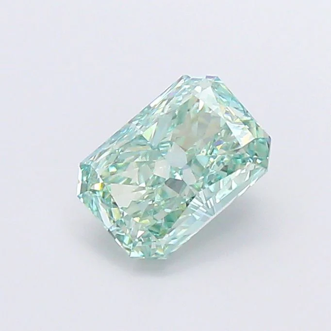2.03 ct. Fancy Vivid Green/VVS2 Radiant Lab Grown Diamond