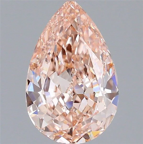 2.03 ct. Fancy Vivid Pink/VS1 Pear Lab Grown Diamond