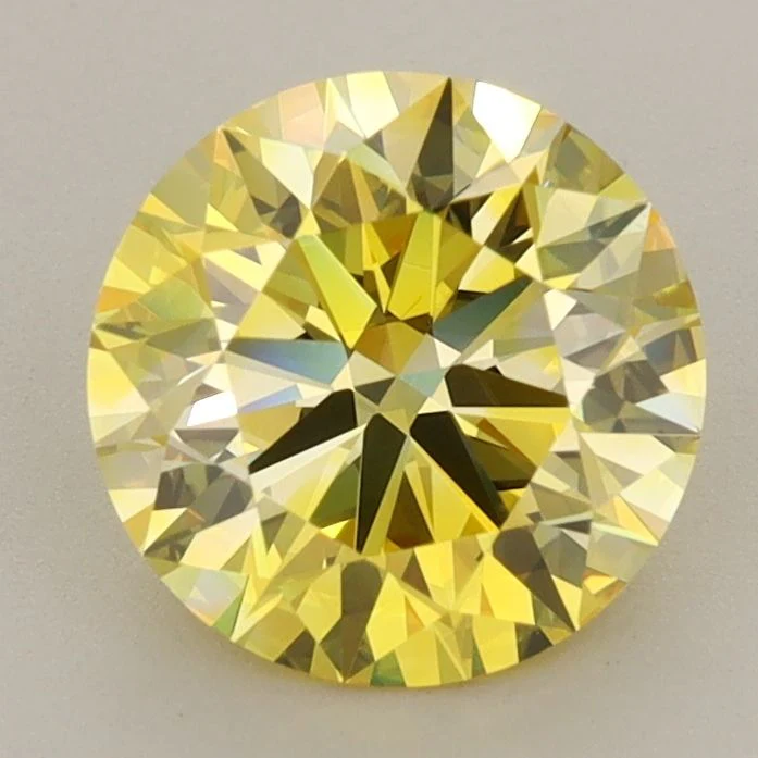2.03 ct. Fancy Yellow/VVS2 Round Lab Grown Diamond