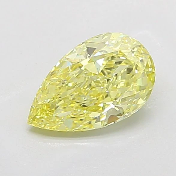2.04 ct. Fancy Intense Yellow/VS1 Pear Lab Grown Diamond