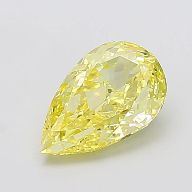 2.04 ct. Fancy Intense Yellow/VVS2 Pear Lab Grown Diamond