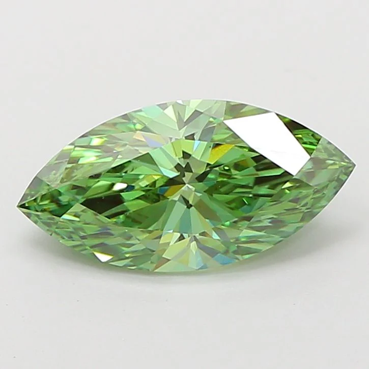 2.04 ct. Fancy Vivid Green/VS1 Marquise Lab Grown Diamond