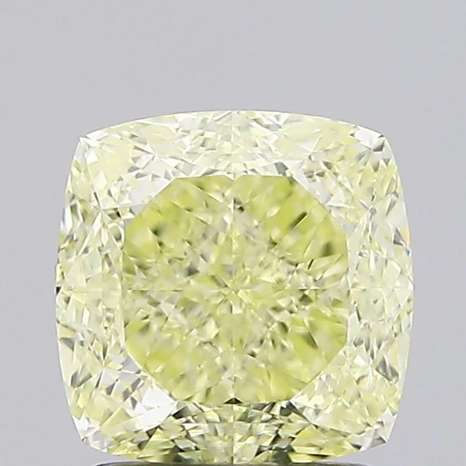 2.04 ct. Fancy Yellow/VS2 Cushion Modified Diamond
