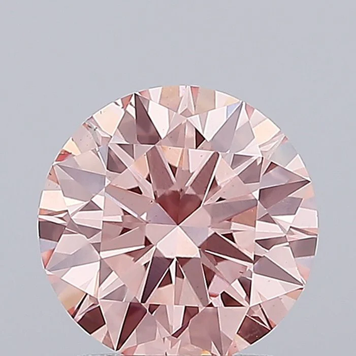 2.05 ct. Fancy Intense Pink/VS2 Round Lab Grown Diamond