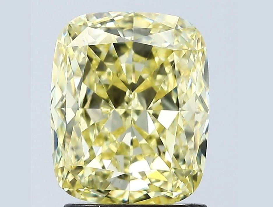 2.05 ct. Fancy Intense Yellow/VS1 Cushion Modified Lab Grown Diamond