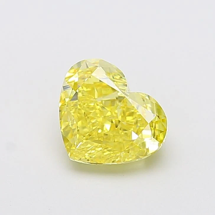 2.05 ct. Fancy Intense Yellow/VVS2 Heart Lab Grown Diamond