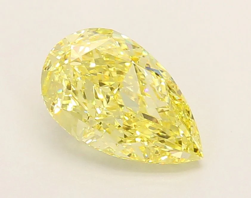 2.05 ct. Fancy Intense Yellow/VVS2 Pear Lab Grown Diamond