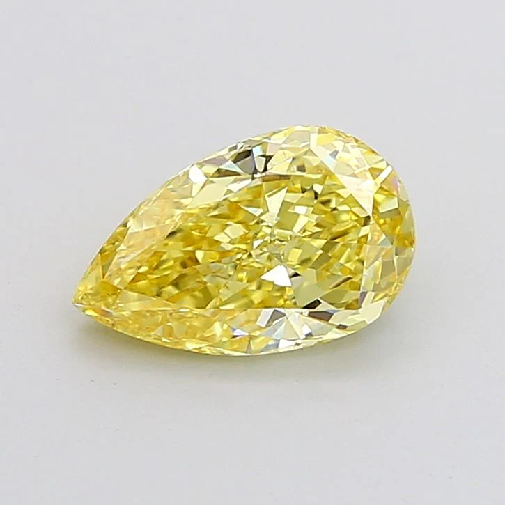 2.06 ct. Fancy Intense Yellow/VS1 Pear Lab Grown Diamond