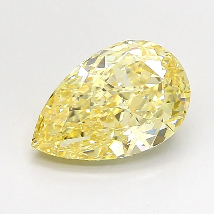 2.06 ct. Fancy Intense Yellow/VVS2 Pear Lab Grown Diamond