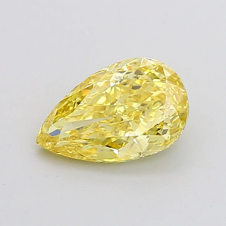 2.06 ct. Fancy Intense Yellow/VVS2 Pear Lab Grown Diamond