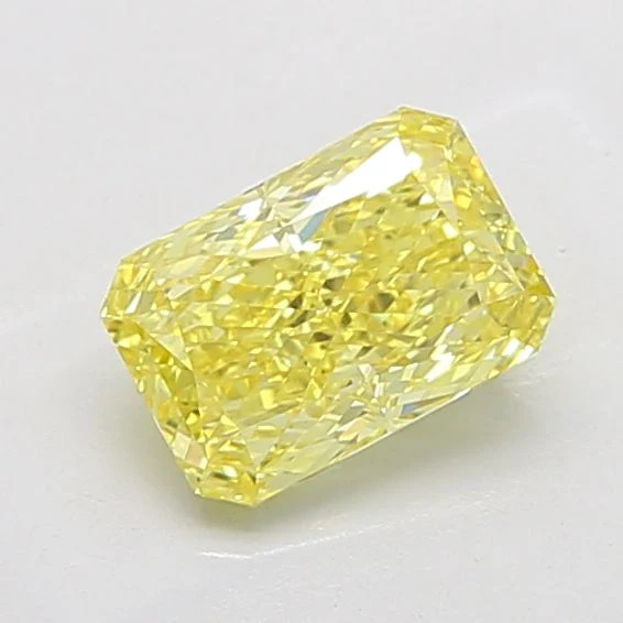 2.06 ct. Fancy Vivid Yellow/VS1 Radiant Lab Grown Diamond