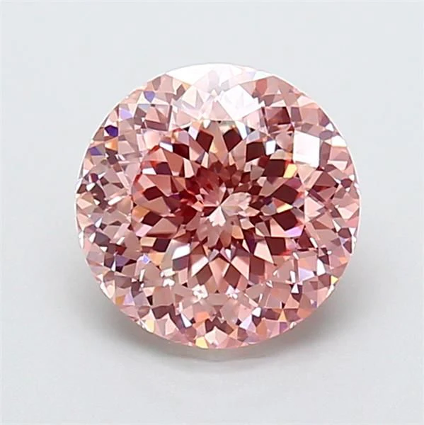 2.07 ct. Fancy Intense Pink/VS1 Round Lab Grown Diamond