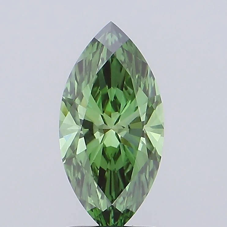 2.07 ct. Fancy Vivid Green/VVS2 Marquise Lab Grown Diamond