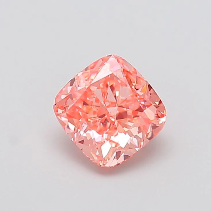 2.07 ct. Fancy Vivid Pink/VVS2 Cushion Modified Lab Grown Diamond