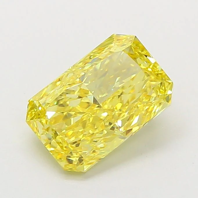 2.07 ct. Fancy Vivid Yellow/VS1 Radiant Lab Grown Diamond