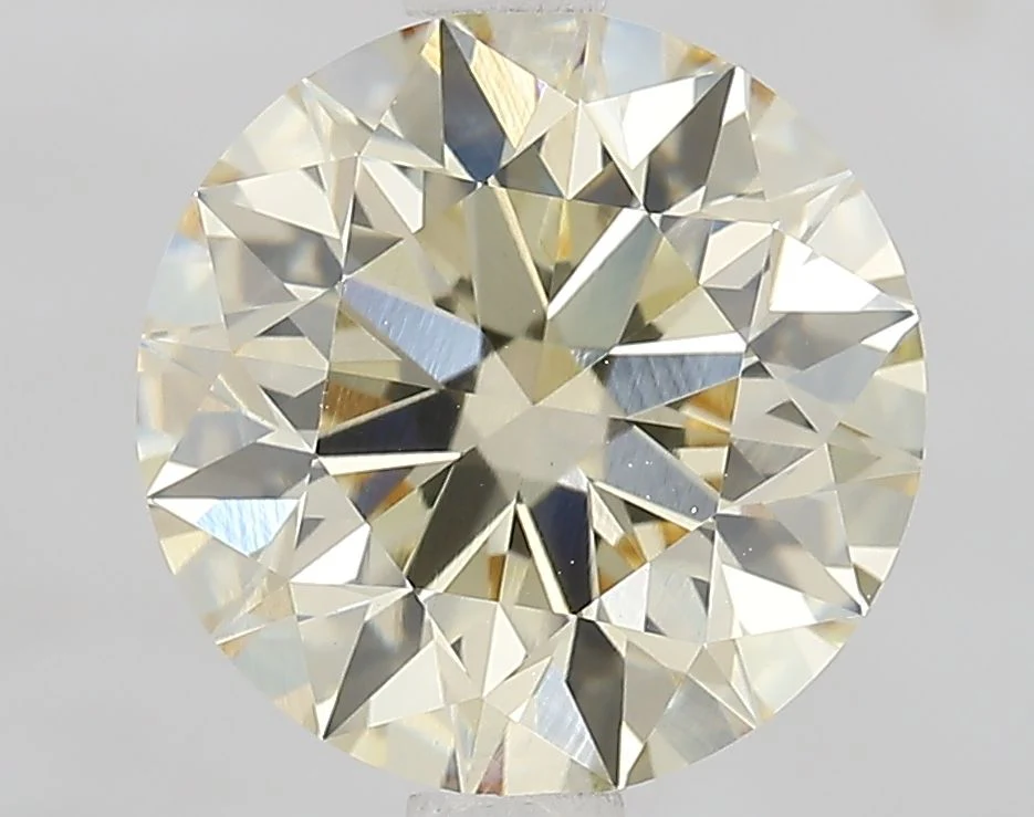 2.08 ct. Fancy Light Yellow/VVS2 Round Lab Grown Diamond