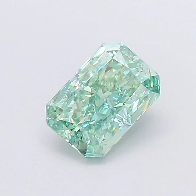 2.08 ct. Fancy Vivid Green/VS1 Radiant Lab Grown Diamond