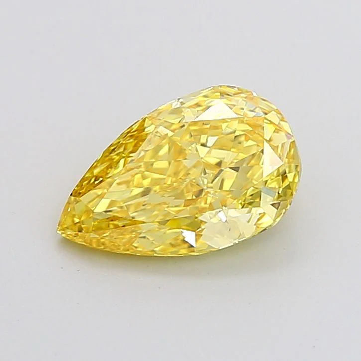 2.09 ct. Fancy Intense Yellow/VS1 Pear Lab Grown Diamond