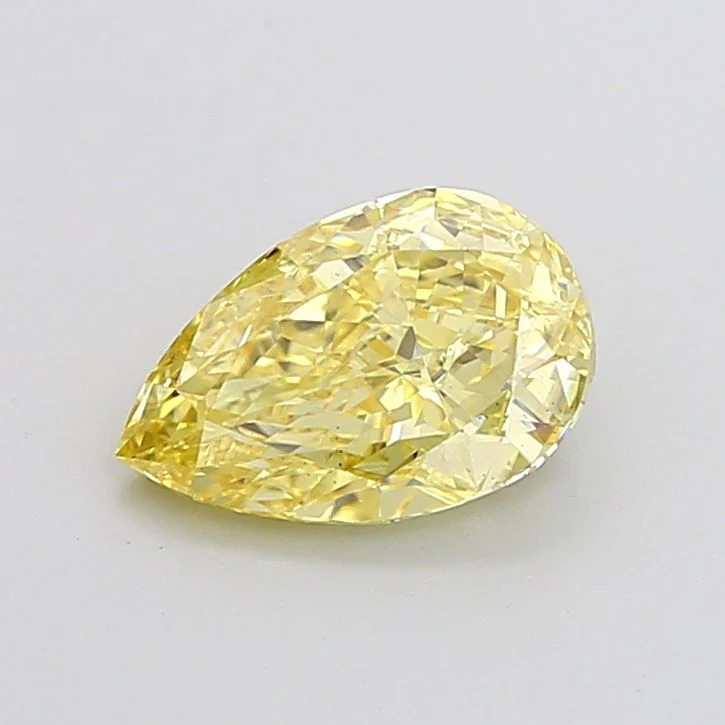 2.09 ct. Fancy Intense Yellow/VS1 Pear Lab Grown Diamond