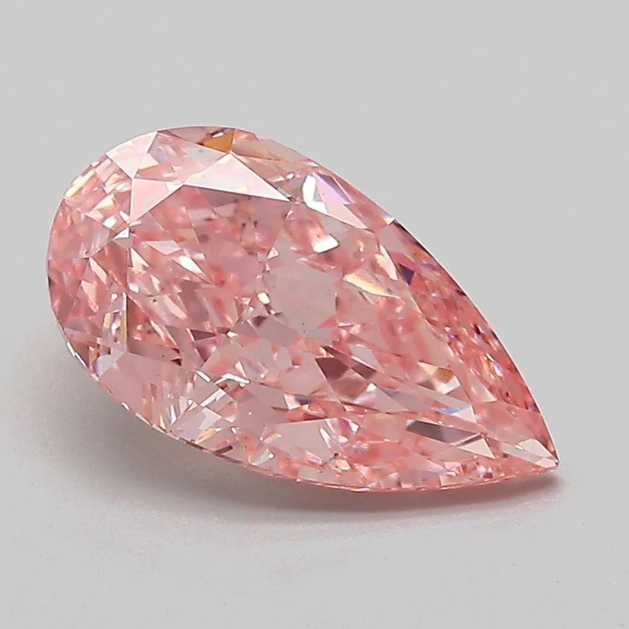 2.09 ct. Fancy Vivid Pink/VS1 Pear Lab Grown Diamond