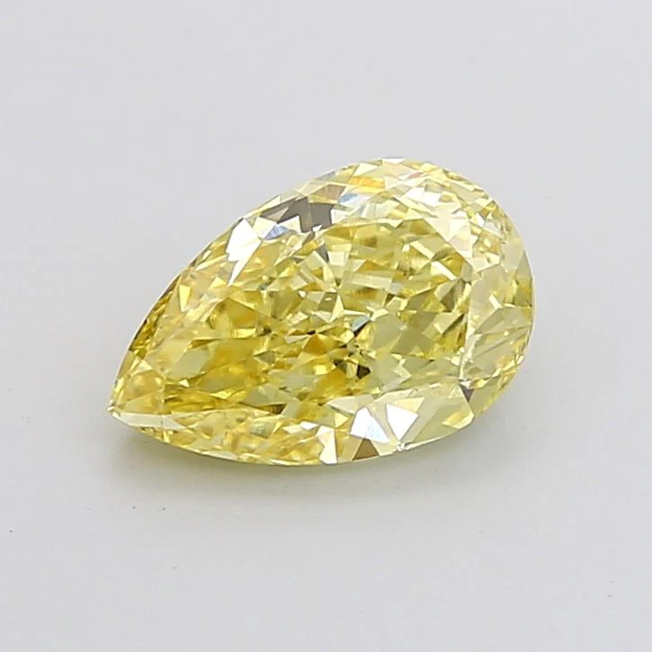 2.09 ct. Fancy Yellow/VS1 Pear Lab Grown Diamond