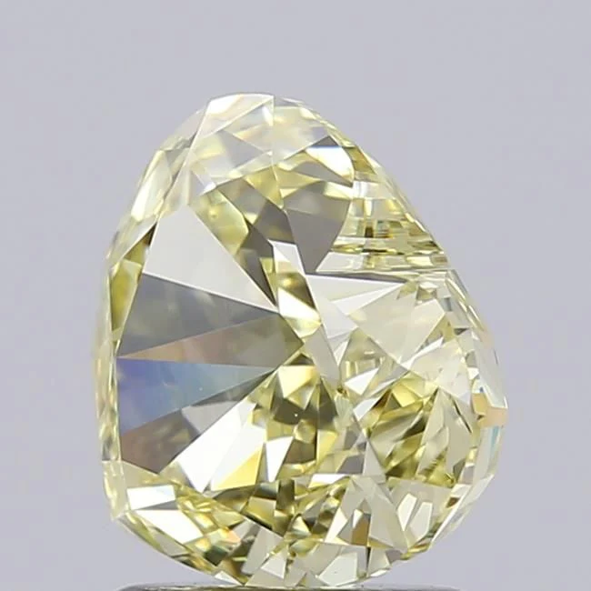 2.09 ct. Fancy Yellow/VVS2 Heart Lab Grown Diamond