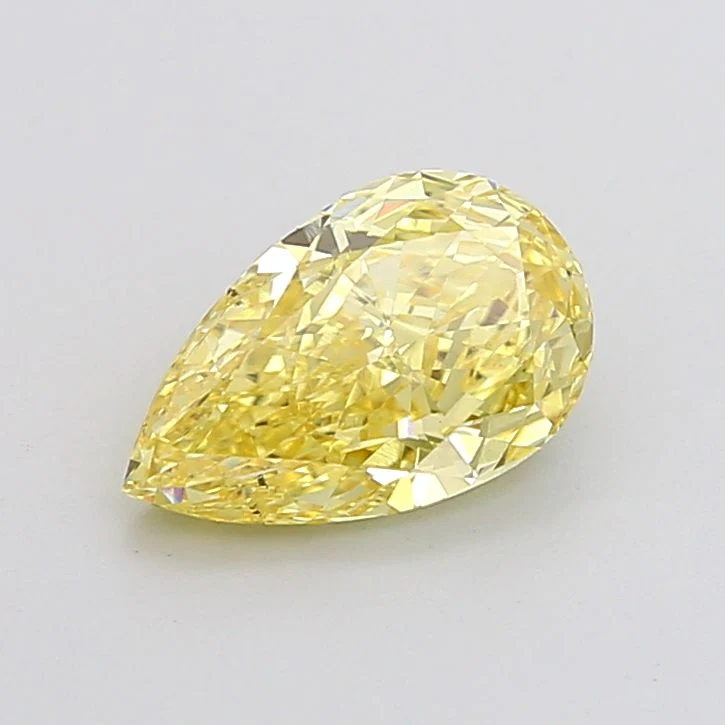 2.10 ct. Fancy Intense Yellow/VS2 Pear Lab Grown Diamond
