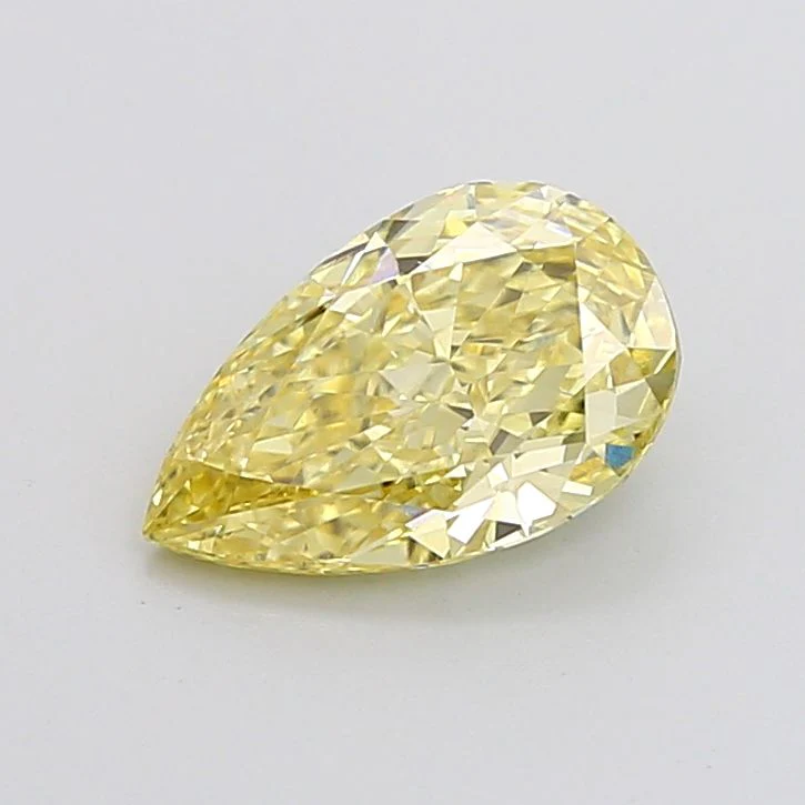 2.10 ct. Fancy Yellow/VS1 Pear Lab Grown Diamond