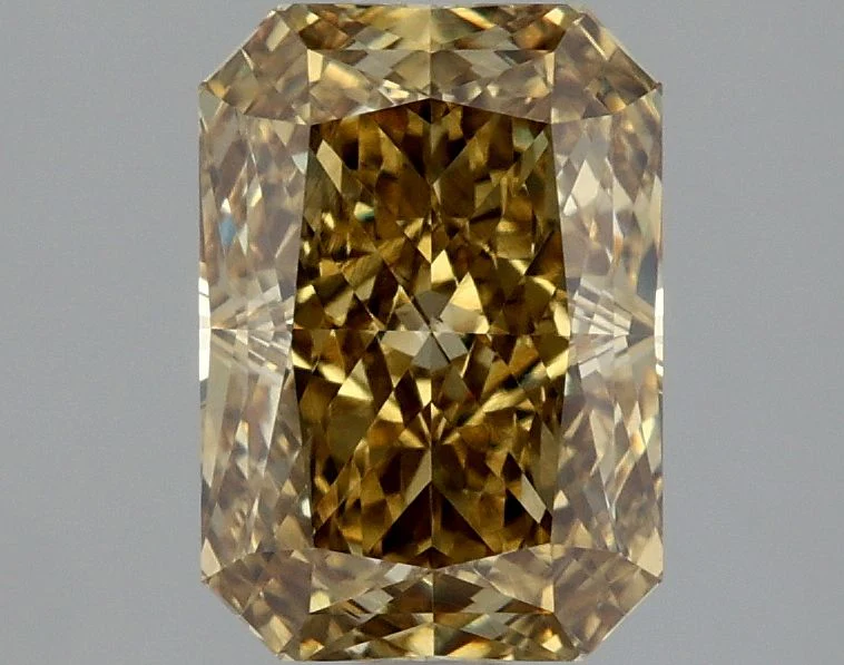2.12 ct. Fancy Intense Gray Yellow/VS1 Radiant Lab Grown Diamond