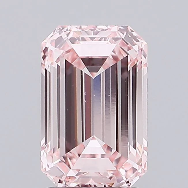 2.16 ct. Fancy Intense Pink/VVS2 Emerald Lab Grown Diamond