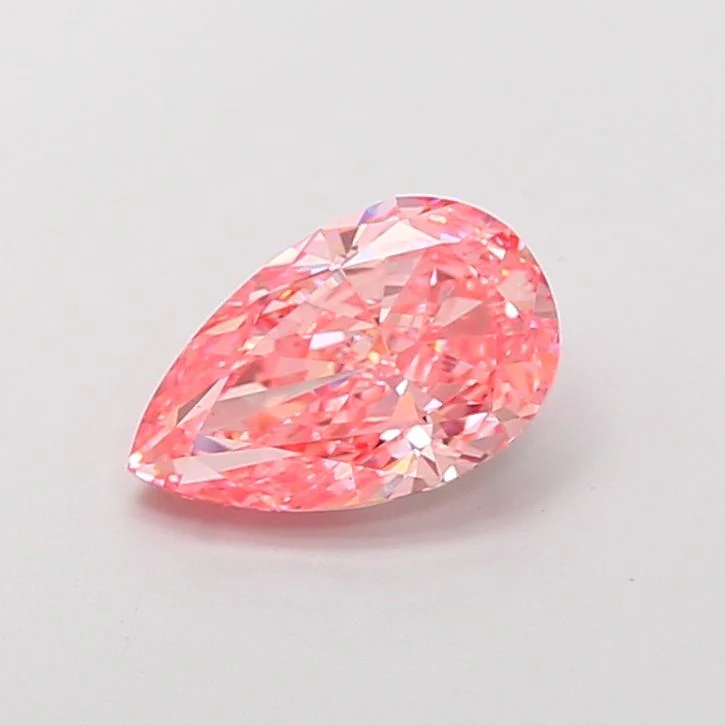 2.16 ct. Fancy Vivid Pink/VS1 Pear Lab Grown Diamond