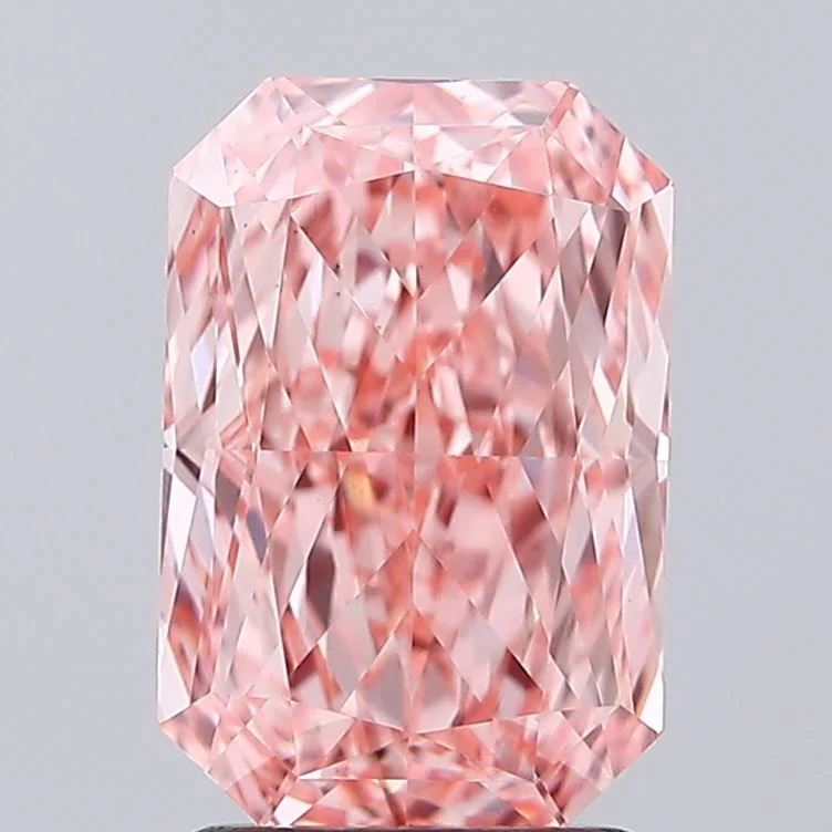 2.19 ct. Fancy Vivid Pink/VS1 Radiant Lab Grown Diamond