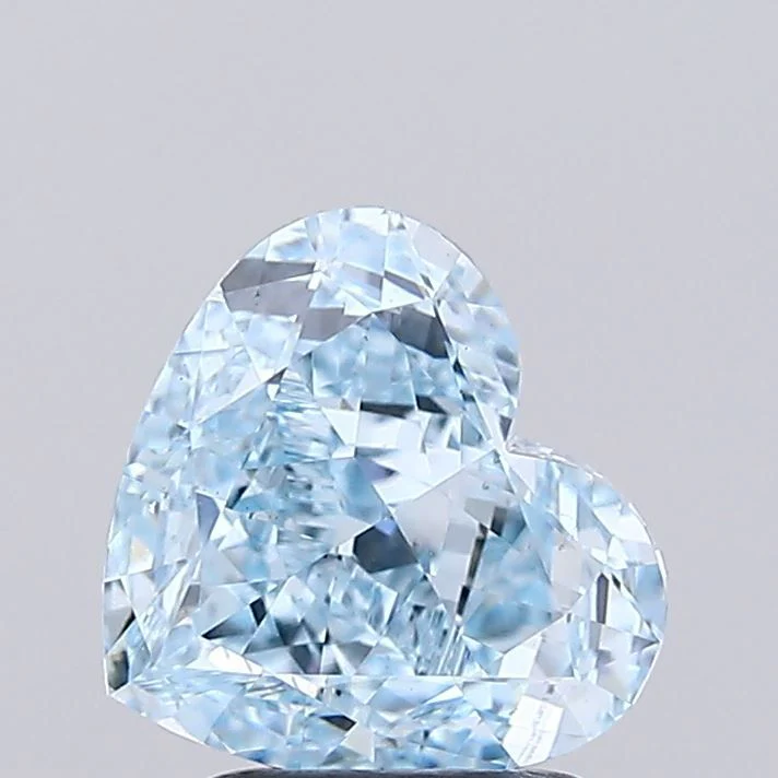 2.23 ct. Fancy Intense Blue/VS1 Heart Lab Grown Diamond