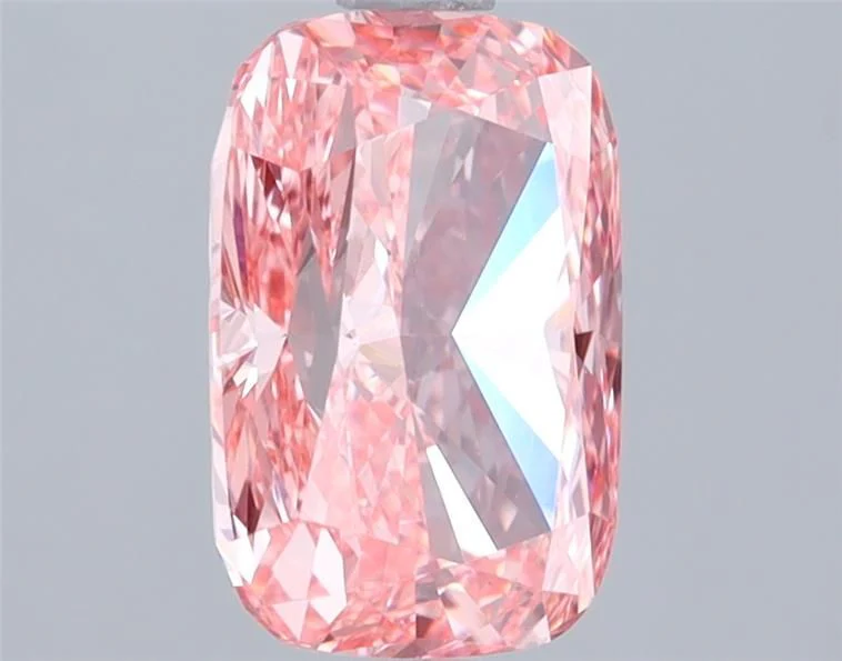 2.25 ct. Fancy Vivid Pink/VS1 Cushion Modified Lab Grown Diamond