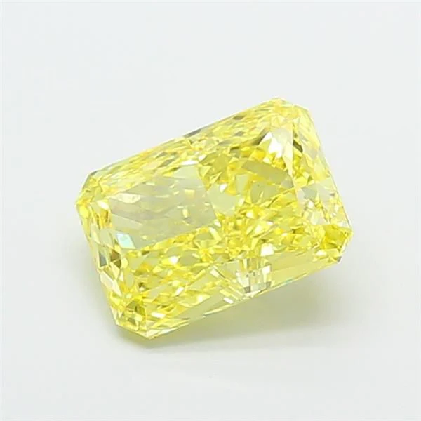 2.33 ct. Fancy Vivid Yellow/VS1 Radiant Lab Grown Diamond