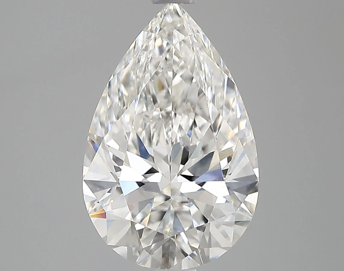 2.50 ct. F/VS1 Pear Lab Grown Diamond