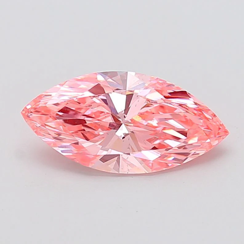 2.50 ct. Fancy Vivid Pink/VS2 Marquise Lab Grown Diamond