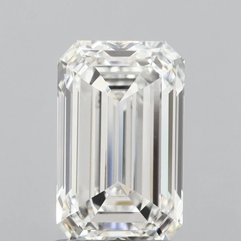2.51 ct. F/VVS2 Emerald Lab Grown Diamond - Image 2