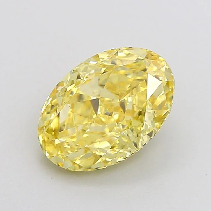 2.51 ct. Fancy Intense Yellow/VS1 Oval Lab Grown Diamond