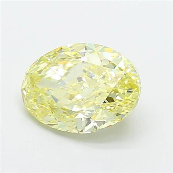 2.51 ct. Fancy Yellow/VS1 Oval Lab Grown Diamond