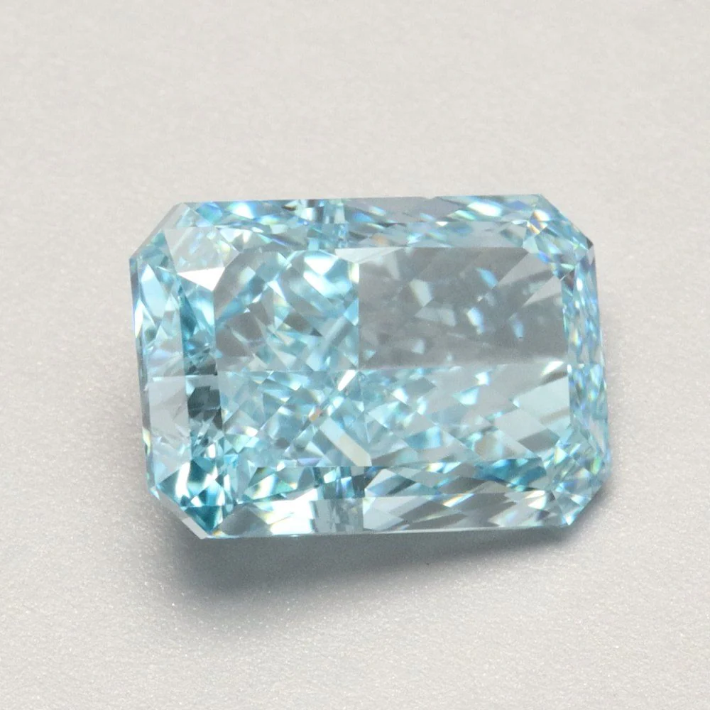 2.52 ct. Fancy Vivid Blue/VVS2 Radiant Lab Grown Diamond