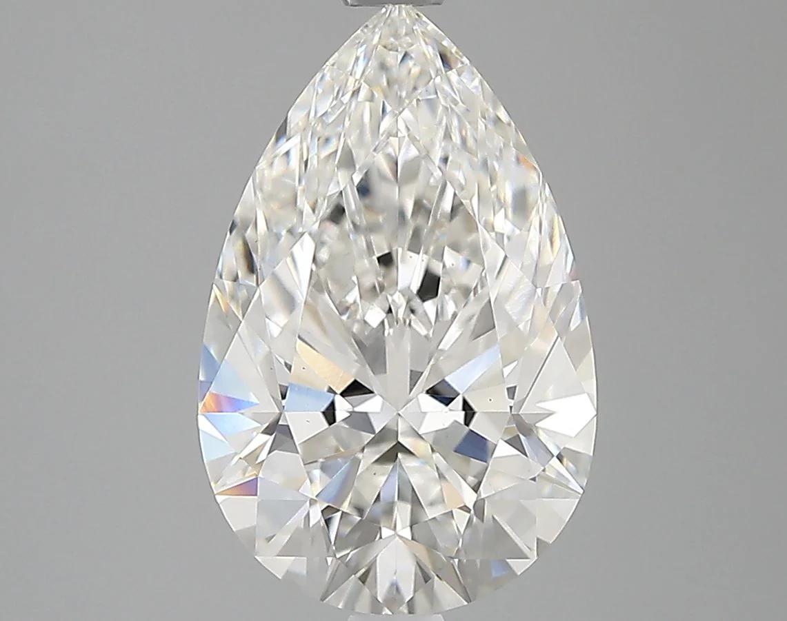 2.53 ct. F/VS1 Pear Lab Grown Diamond