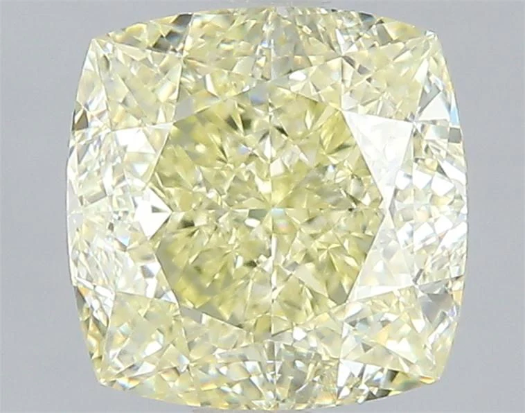 2.55 ct. Fancy Yellow/IF Cushion Brilliant Diamond