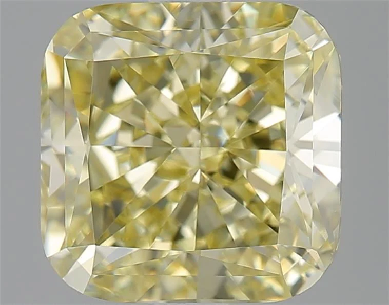 2.56 ct. Fancy Greenish Yellow/VS1 Radiant Diamond