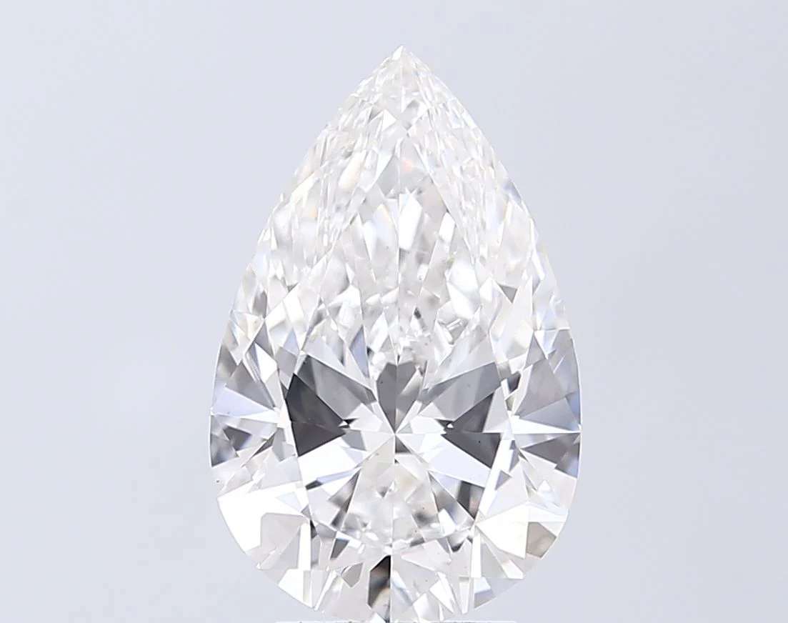 2.58 ct. E/VS1 Pear Lab Grown Diamond - Image 2