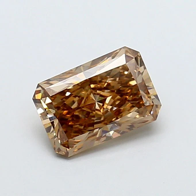 2.58 ct. Fancy Brown/VS1 Radiant Lab Grown Diamond