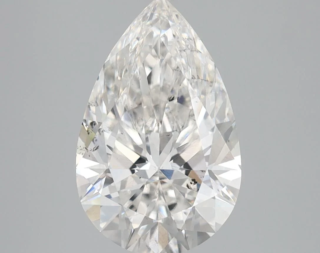 2.60 ct. F/SI1 Pear Lab Grown Diamond