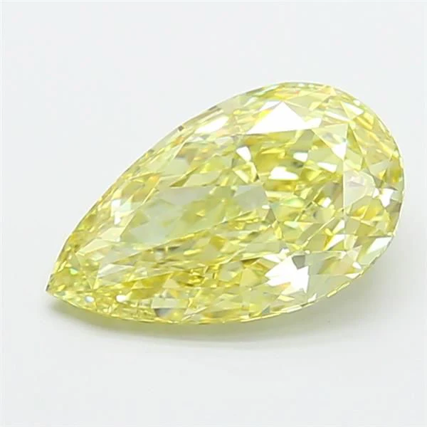 2.60 ct. Fancy Intense Yellow/VVS2 Pear Lab Grown Diamond