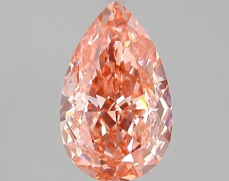 2.63 ct. Fancy Vivid Pink/VVS2 Pear Lab Grown Diamond